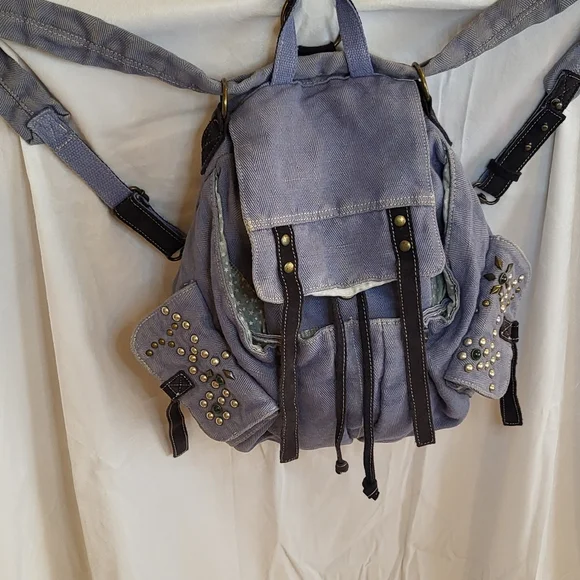 Free People Vintage bag/purse/back pack Hippy Indie - Picture 3 of 12